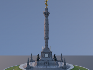 Mexican monument - angel of independence 3D-Modell