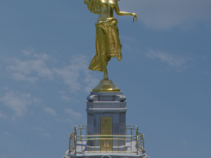 Mexican monument - angel of independence 3D-Modell