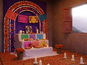 day of the dead altar 3D Model