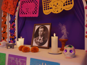 day of the dead altar 3D Model