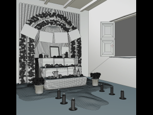day of the dead altar 3D-Modell