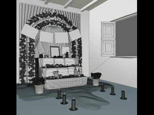 day of the dead altar 3D Model