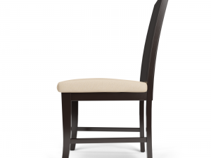 curved dining chair Model 3D
