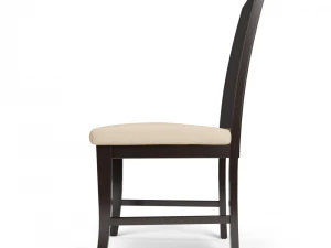 curved dining chair 3D Model
