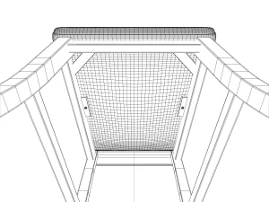 curved dining chair 3D Model