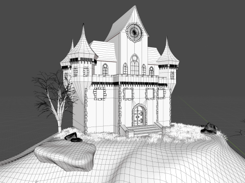 Halloween Town Modello 3D