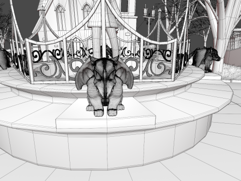 Halloween Town Modello 3D