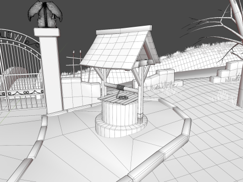 Halloween Town Modello 3D