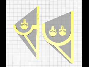 kait senapan - rak untuk dinding Model Cetak 3D