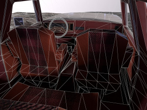 Low-poly SUV car with interior and exterior PBR Low-poly 3D Model