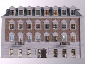 Low Poly PBR City Hause VR Free low-poly Modelo 3D