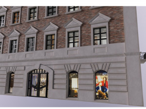 Low Poly PBR City Hause VR Free low-poly Modelo 3D