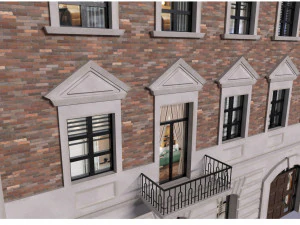 Low Poly PBR City Hause VR Gr&aacute;tis low-poly Modelo 3D