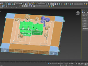 Low-poly 3D PBR set Hause VR low-poly Modelo 3D
