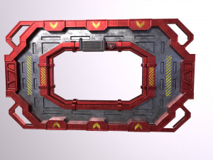 Sci-fi Architecture PBR Panels kitbash Low-poly Modelo 3D