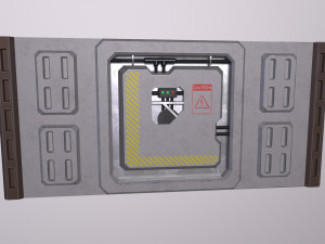 Sci-fi Architecture PBR Panels kitbash Low-poly Modelo 3D
