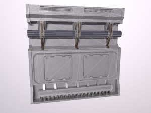 Sci-fi Architecture PBR Panels kitbash Low-poly Modelo 3D