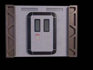 Sci-fi Architecture PBR Panels kitbash Low-poly Modelo 3D