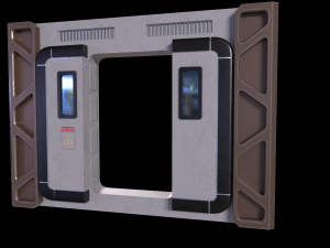 Sci-fi Architecture PBR Panels kitbash Low-poly Modelo 3D