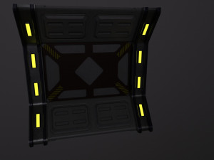 Sci-fi Architecture PBR Panels kitbash Low-poly Modelo 3D