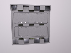 Sci-fi Architecture PBR Panels kitbash Low-poly Modelo 3D