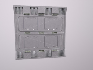 Sci-fi Architecture PBR Panels kitbash Low-poly Modelo 3D