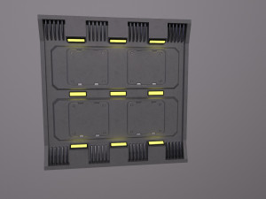Sci-fi Architecture PBR Panels kitbash Low-poly Modelo 3D