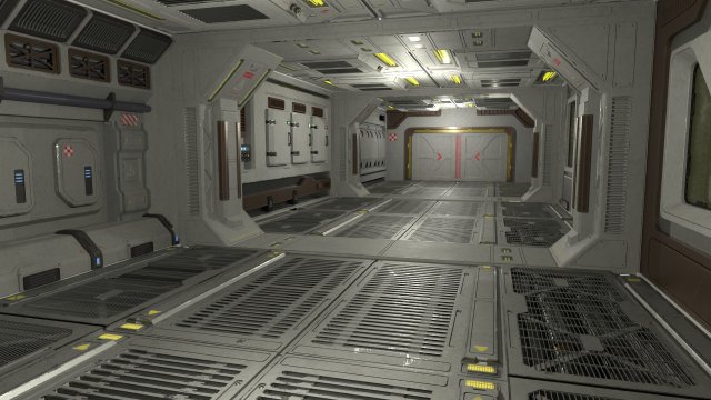 Architecture PBR Space Panels kitbash Low-poly 3D Model .c4d .max .obj .3ds .fbx .stl .blend 