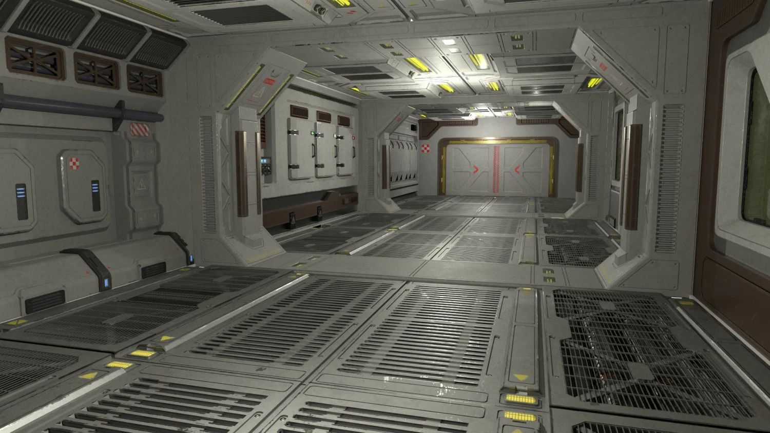 Architecture PBR Space Panels kitbash Low-poly 3D Model .c4d .max .obj .3ds .fbx .stl .blend 