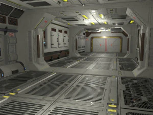 Architecture PBR Space Panels kitbash Low-poly 3D Model