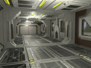 Architecture PBR Space Panels kitbash Low-poly 3D Model