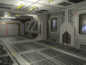 Architecture PBR Space Panels kitbash Low-poly 3D Model