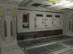Architecture PBR Space Panels kitbash Low-poly 3D Model
