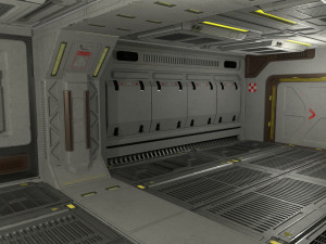 Architecture PBR Space Panels kitbash Low-poly 3D Model