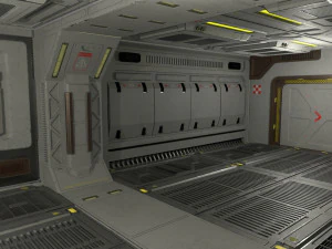 Architecture PBR Space Panels kitbash Low-poly 3D Model