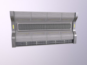 Architecture PBR Space Panels kitbash Low-poly 3D Model