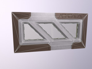 Architecture PBR Space Panels kitbash Low-poly 3D Model