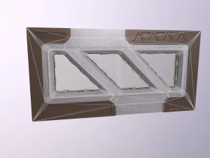 Architecture PBR Space Panels kitbash Low-poly 3D Model