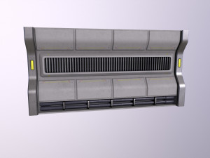 Architecture PBR Space Panels kitbash Low-poly 3D Model