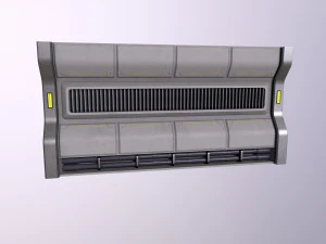 Architecture PBR Space Panels kitbash Low-poly 3D Model