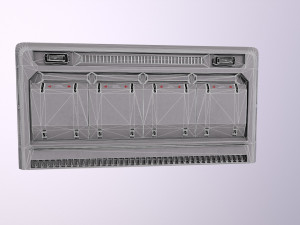 Architecture PBR Space Panels kitbash Low-poly 3D Model