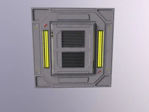 Architecture PBR Space Panels kitbash Low-poly 3D Model