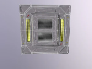 Architecture PBR Space Panels kitbash Low-poly 3D Model