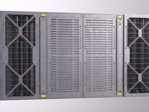 Architecture PBR Space Panels kitbash Low-poly 3D Model