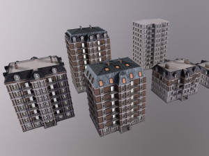 CyberCity2080 3D Model in Buildings 3DExport