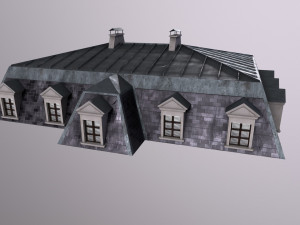 Architecture PBR City Buildings kitbash VR 3D Model