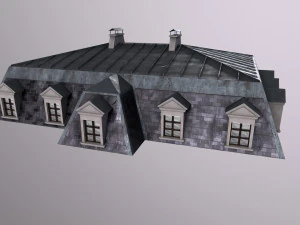 Architecture PBR City Buildings kitbash VR 3D Model