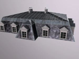 Architecture PBR City Buildings kitbash VR 3D Model