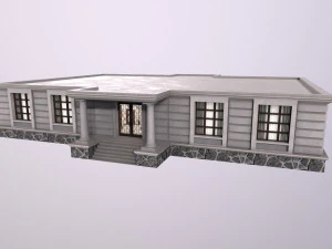 Architecture PBR City Buildings kitbash VR 3D Model