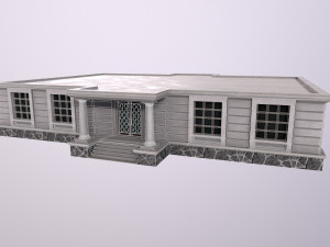 Architecture PBR City Buildings kitbash VR 3D Model